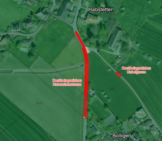 Sperrung Habstettenstrasse