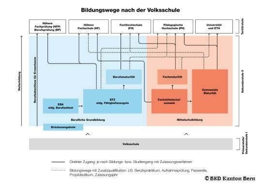 Bildungswege nach der Volksschule