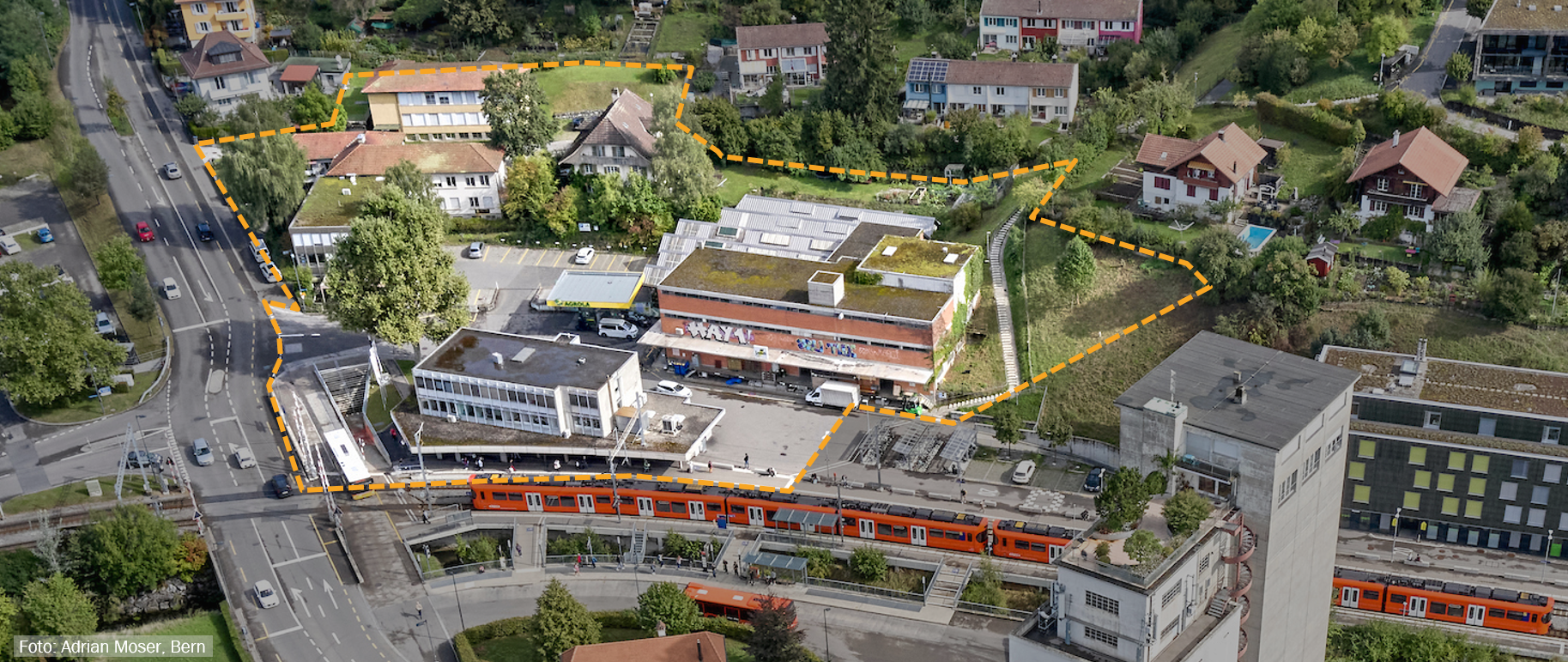 Titelbild Bahnhofareal Bolligen