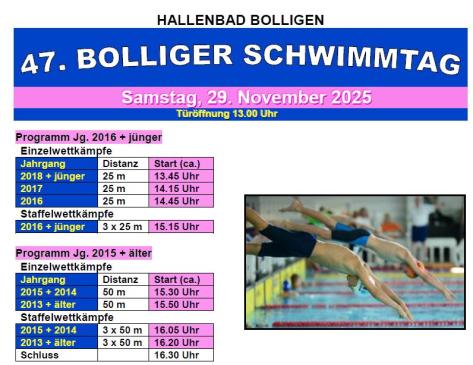 Bolliger Schwimmtag 2025