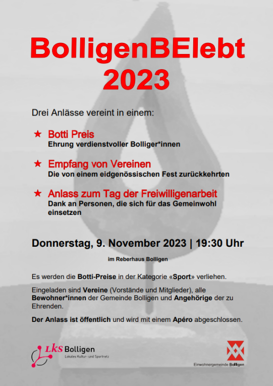 Flyer BolligenBElebt 2023